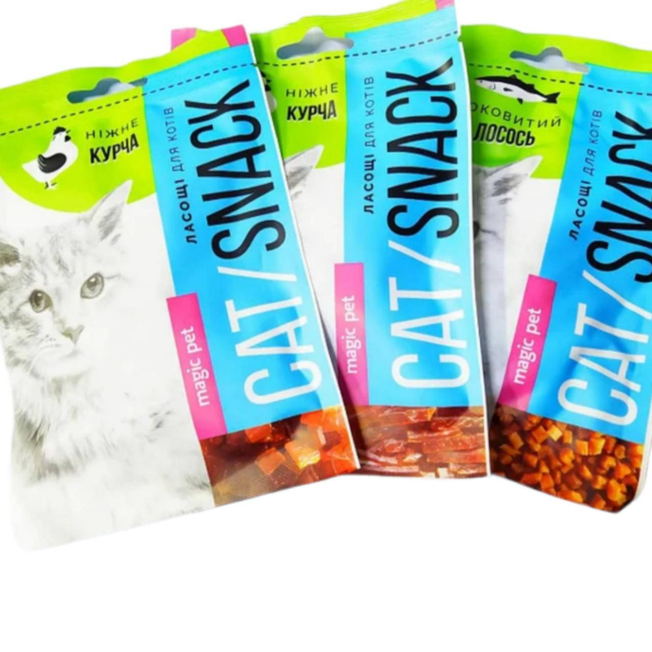

Лакомства для котов Magic Pet Cat/Snack 50г