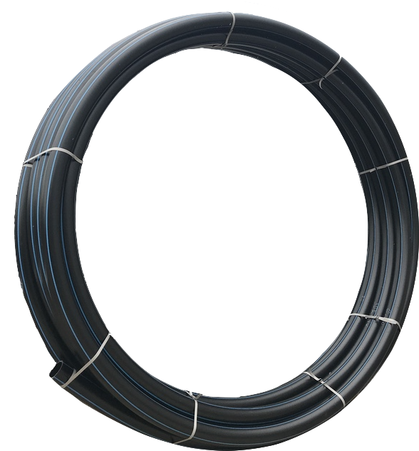 

Труба полиэтиленовая для воды 110х6,6мм бухта 100 м ПЭ100 SDR17 10атм пищевая, Черный