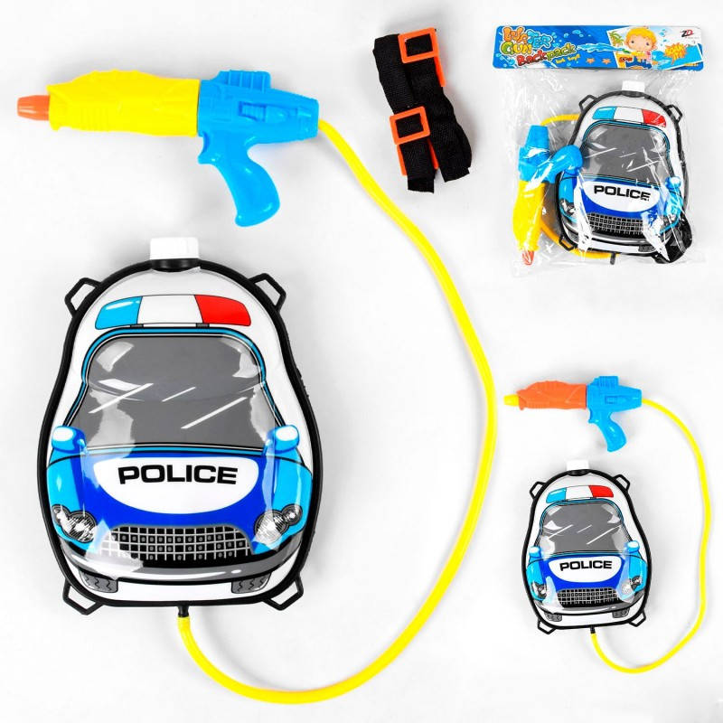 

Водяной пистолет-рюкзак с насосом "Police" 1020-27, синий