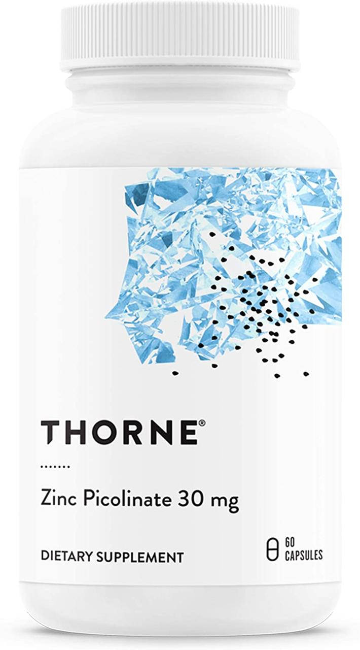 

Thorne Research Пиколинат Цинка 30мг, 60 капс