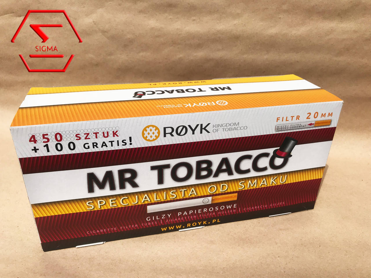 

Гильзы для набивки сигарет MR TOBACCO 450+100шт. Гильзы для сигарет.
