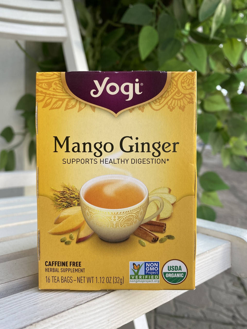 

Чай органический Mango Ginger, Yogi 16 пакетиков