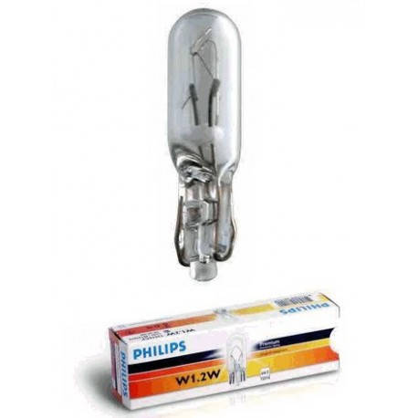 

Лампа накаливания, "W1,2W" 12В 1,2Вт Philips Vision