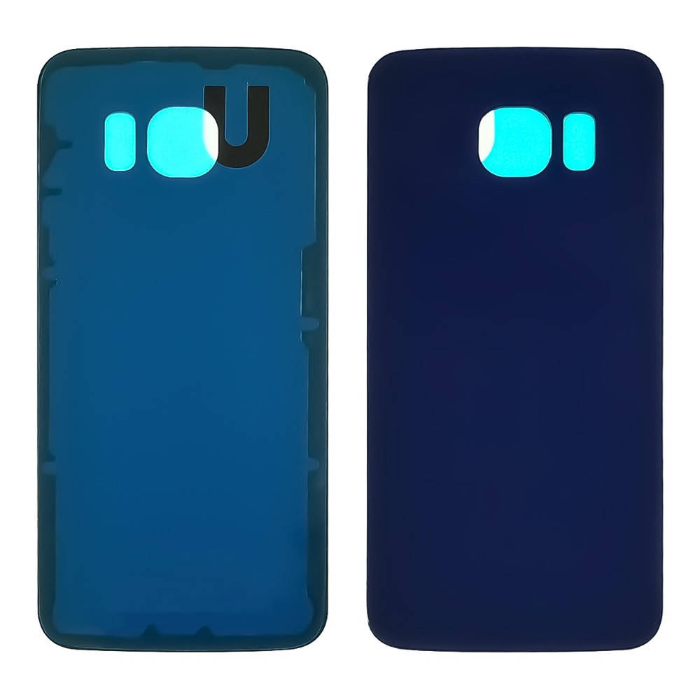 

Заднее стекло корпуса для Samsung G925 Galaxy S6 Edge тёмно-синее