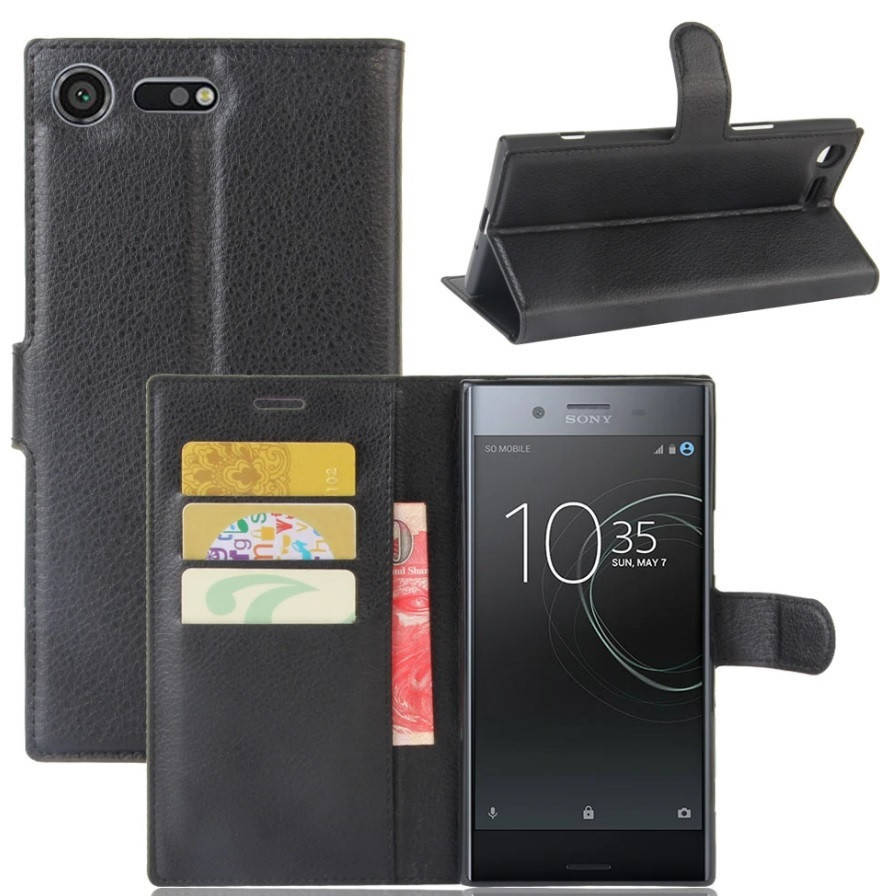 

Чехол-книжка Litchie Wallet для Sony Xperia XZ Premium G8142 / G8141​​​​​​​ Черный