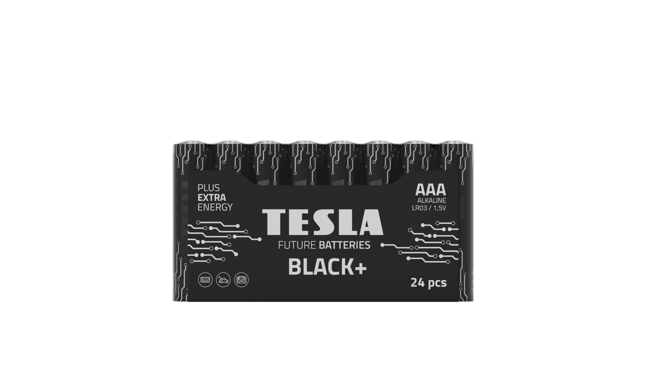 

Батарейки TESLA BLACK+ AAА (LR03) 1.5V 24 шт.