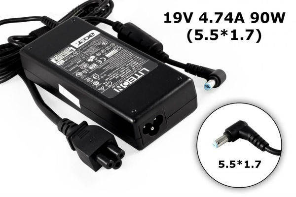 

Блок питания для ноутбука Acer 19V 4.74A 90W 5.5x1.7mm