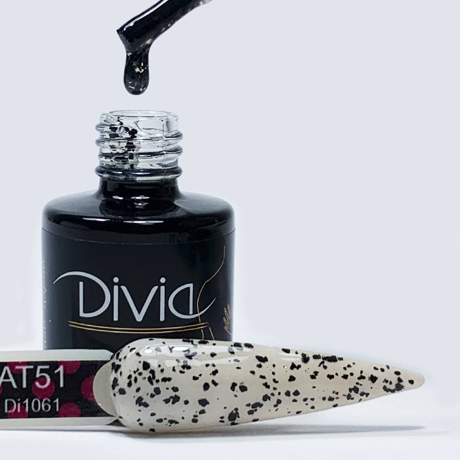

Divia Топ Art с черными точками без липкого слоя AT51 (Egg Glossy)