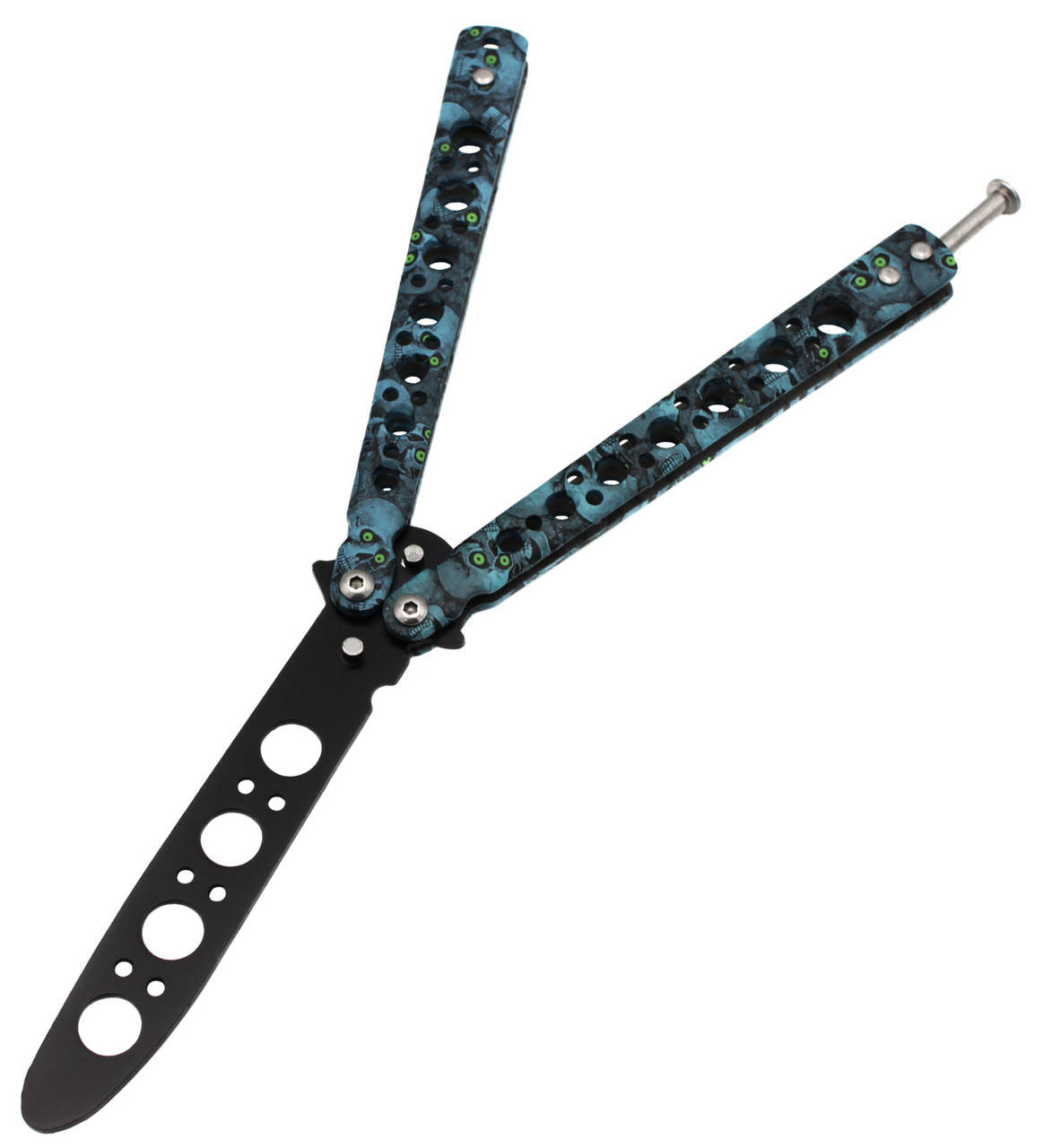 

Нож бабочка Тренировочная Skall 301-3, Черный