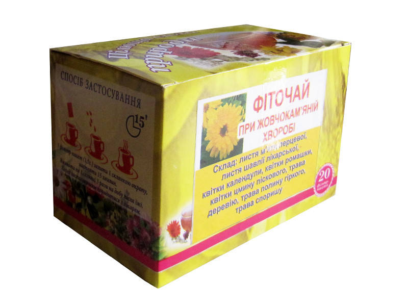 

Фиточай "При желчнокаменной болезни" (в пакетиках)