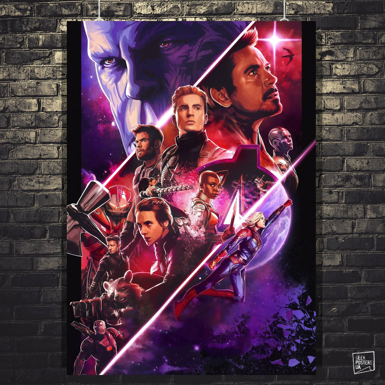 

Постер Мстители: Финал, Avengers: Endgame. Размер 42x29см (A3). Матовая бумага