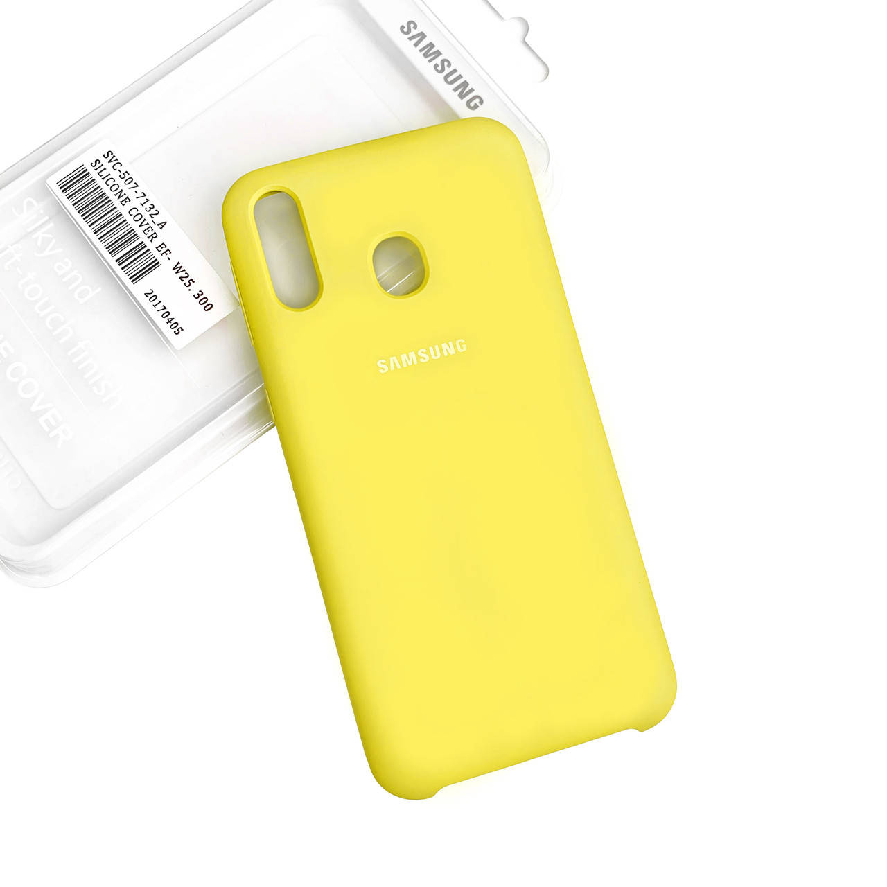 

Силиконовый чехол на Samsung A30 (A305) Soft-touch Lemon