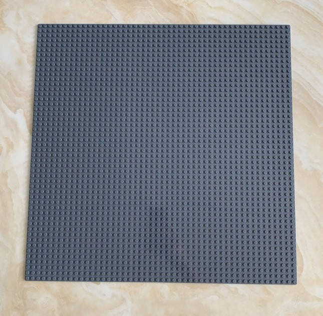 

Лего строительная пластина Lego поле 40х40 см 50*50 пина (Темно-серый), Белый