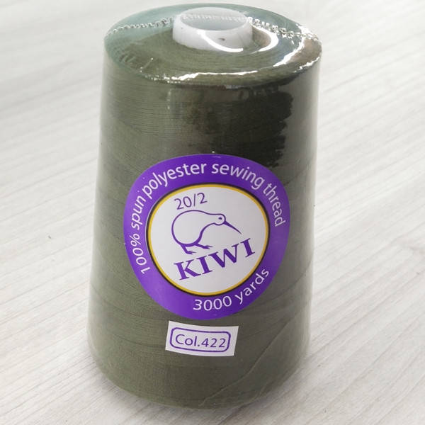 

422 Армированные Kiwi (киви) нитки 20/2 3000 ярдов, хаки (339-Kiwi-134)