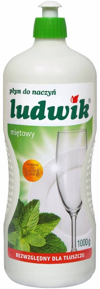

Средство для мытья посуды Ludwik с экстрактом мяты, Людвик 900 мл