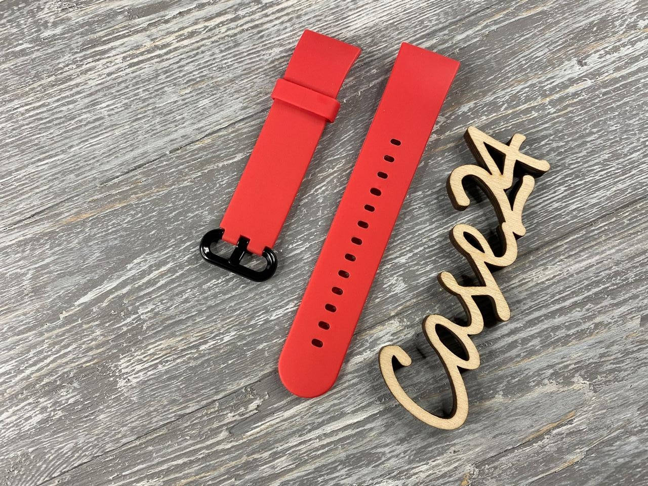 

Ремешок на Xiaomi Mi Watch Lite (5 цветов) красный