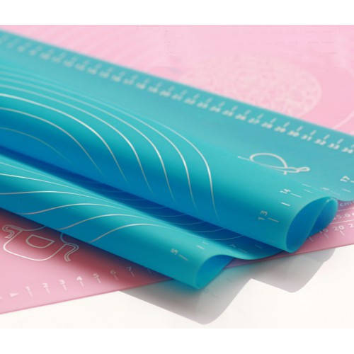 

Коврик-подложка для раскатывания теста 40х50 см (голубой)