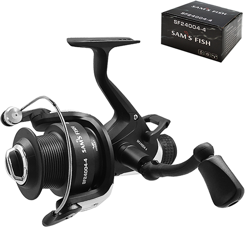 

Катушка с бейтраннером Sams Fish 3bb  с графитовой шпулей SF24004-4