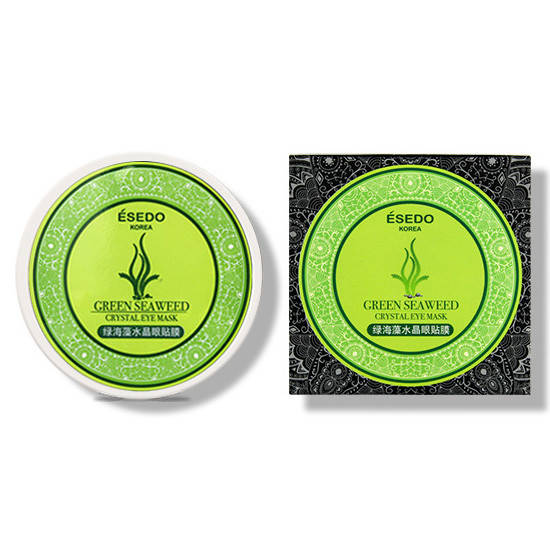 

БЕЗ КОРОБКИ! Гидрогелевые патчи с морскими водорослями Esedo Korea Timer Age Green Seaweed Crystal Eye Mask,
