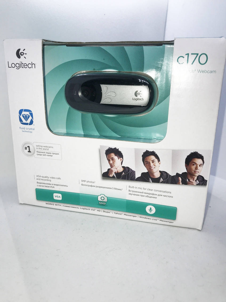 

Logitech C170, вебкамера, вэбкамера, камера для компьютера, Лоджитек С170