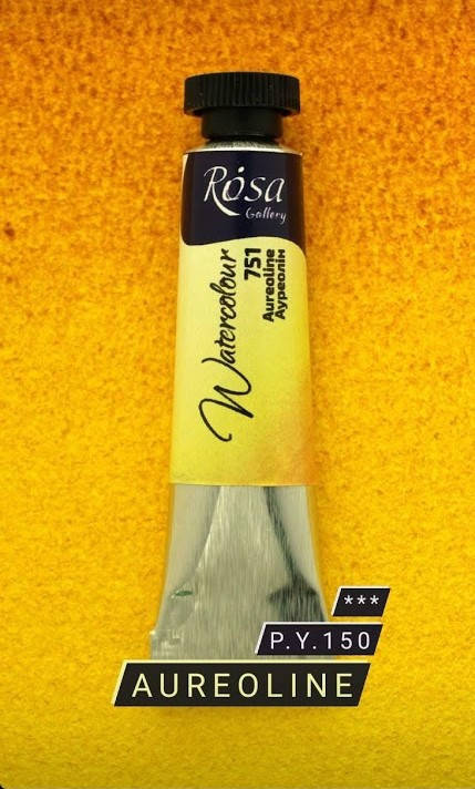 

Фарба акварельна, Ауреолін, туба, 10мл, ROSA Gallery, 751