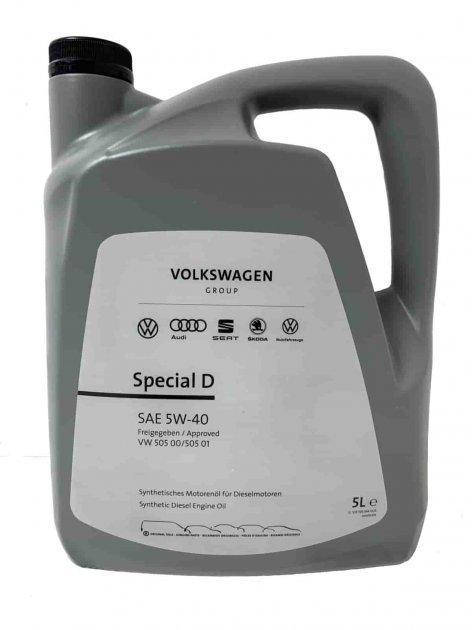 

Моторное масло VAG 5W-40 special D 5л. (GS55505M4)