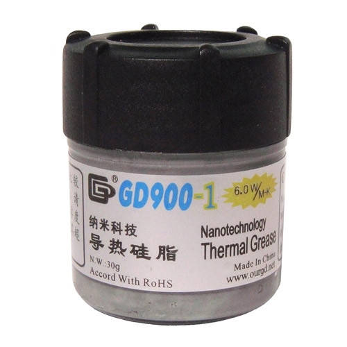 

Термопаста GD900-1 30г, с серебром, 6 Вт/м*K