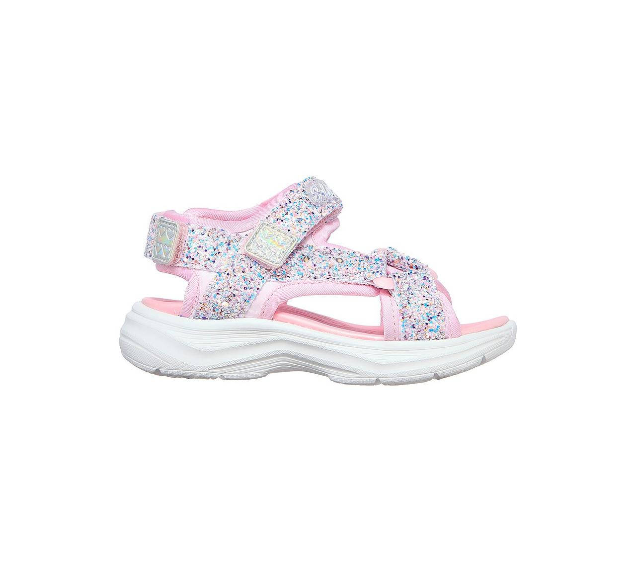 

Оригінальні дитячі Skechers Glimmer Kicks - Glittery Glam (302965L LTPK), Серебристый