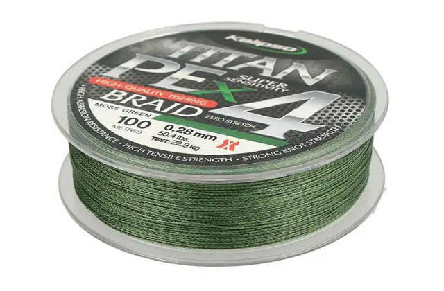 

Шнур Зелёный Kalipso Titan PE X4 MG 100м