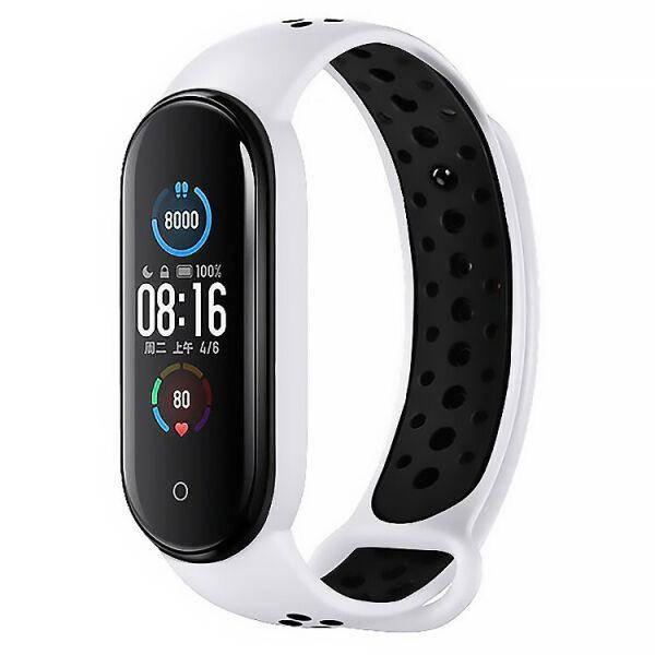

Ремешок Nike Sport Mi Band 5/6 White/Black