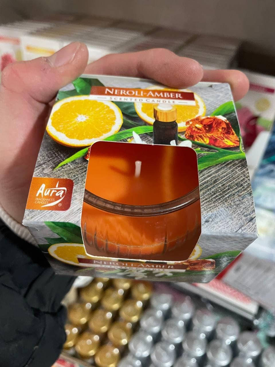 

Аромасвічка в стакані NEROLI-Amber Польська