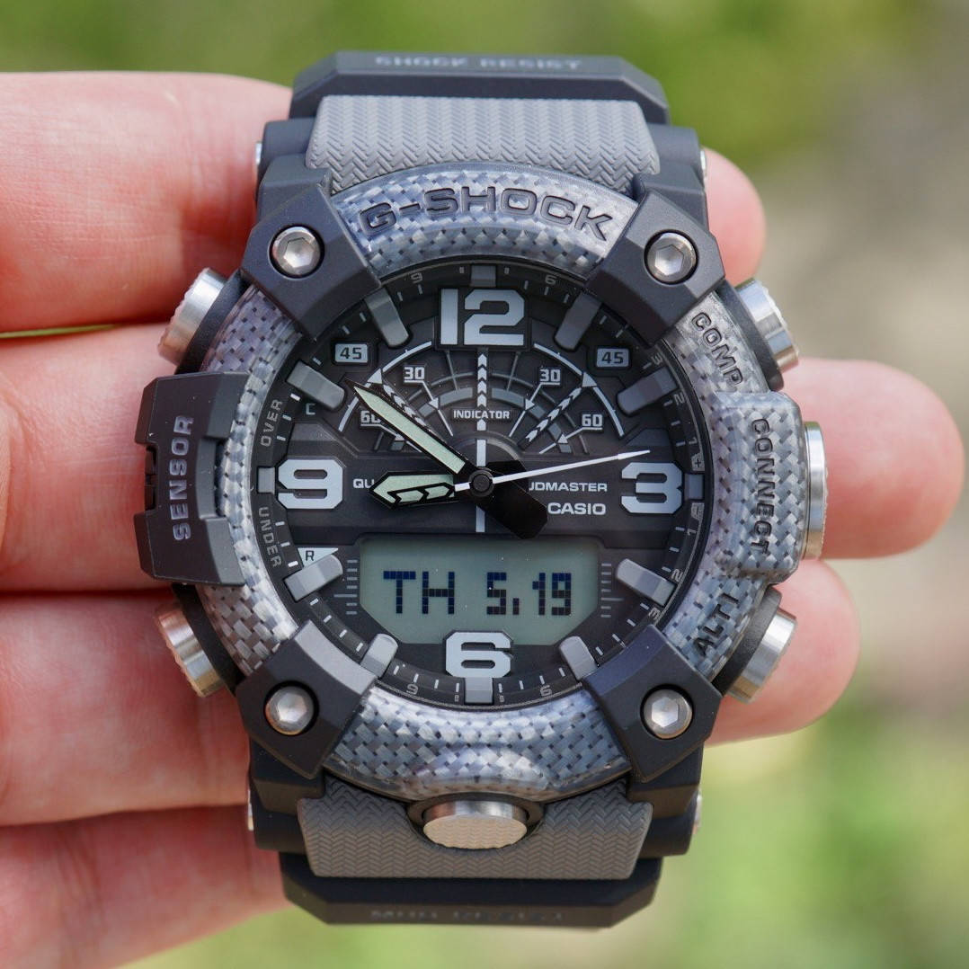 

Casio G-Shock GG-B100-8AER Mudmaster Carbon Core Guard Gray Carbon
