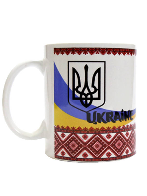 

Чашка Украина шарфик (Чашки с украинской символикой), Белый