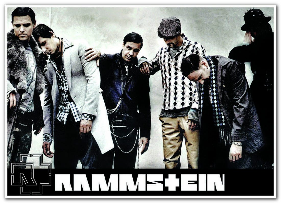 

Rammstein - Музыкальная группа плакат