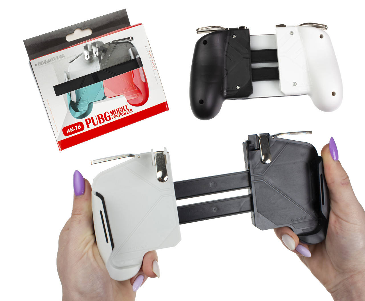 

Игровой геймпад джойстик триггер Ak-16 для телефона для игры под Pubg Call Of Duty Mobile FreeFire пубг пабг