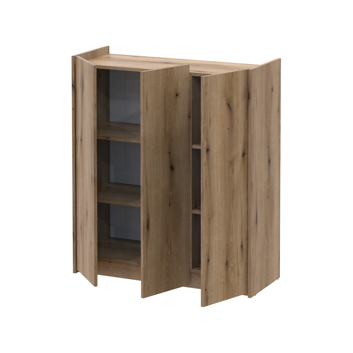 Тумба для взуття Doros Кассель Дуб Евок 3 ДСП 97х40х110 (41516210) 2