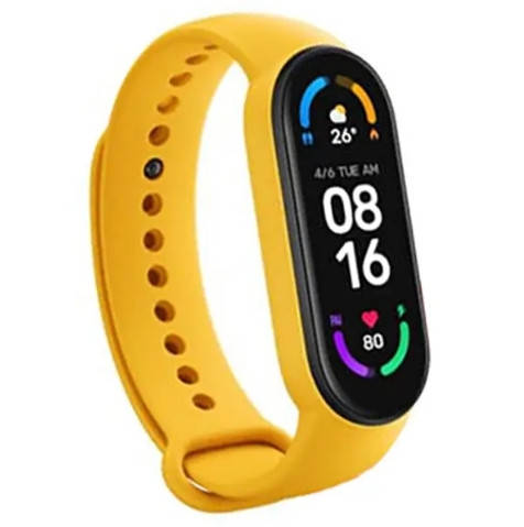 

Фитнес браслет Xiaomi Mi Band Умные часы М6 (Yellow)