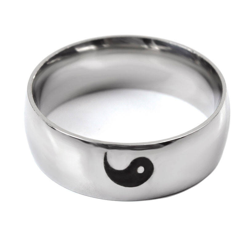 

Мужское кольцо "Инь и Янь", С10058