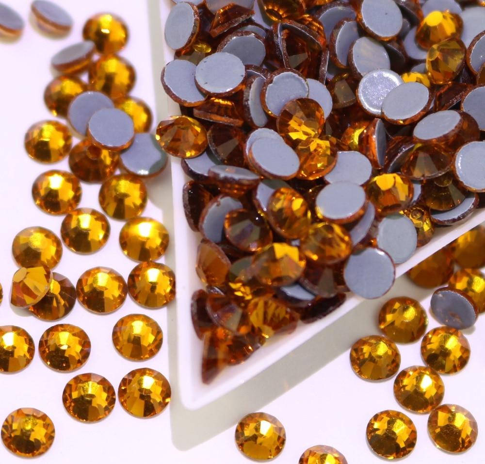 

Стразы термоклеевые Premium Topaz SS10 Hot Fix 100 шт. Термо стразы