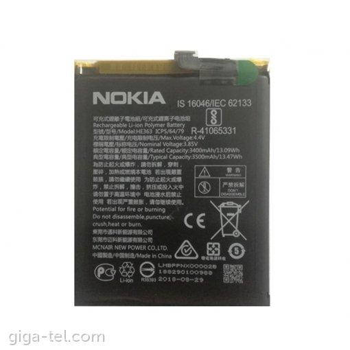 

Батарея Nokia HE363 Nokia 3.1 Plus / TA-1104/ TA-1125 Original