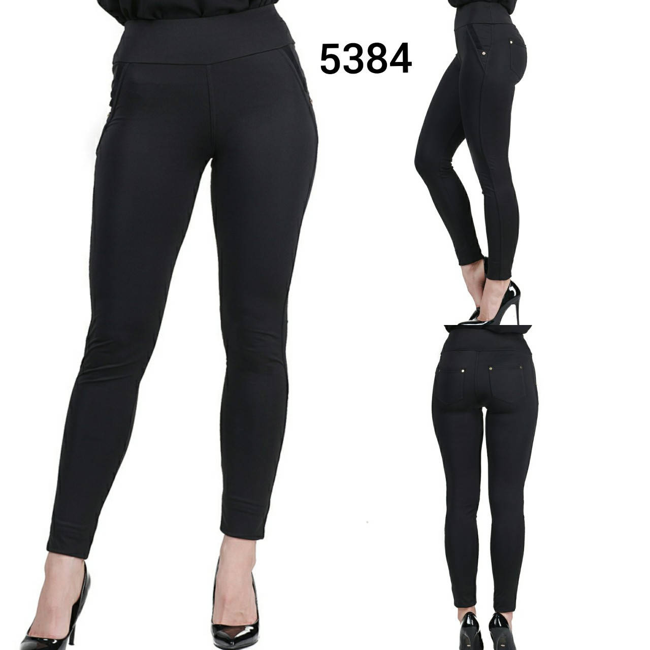 

Лосины женские в черном цвете с принтом (5384) размеры s,m,l,xl, Черный