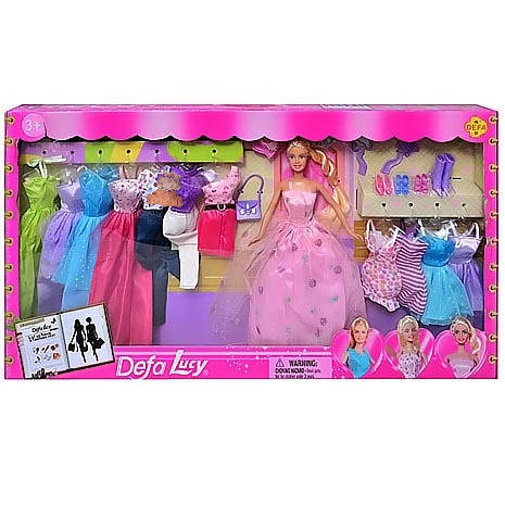 

Кукла Барби с нарядами, Defa Lucy (8193)