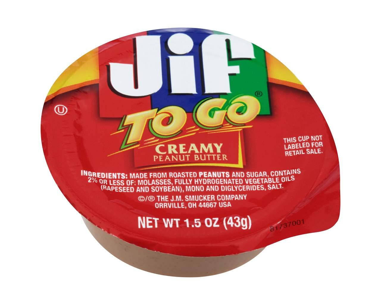 

Арахисовое масло JIF Creamy To Go Creamy 1 баночка