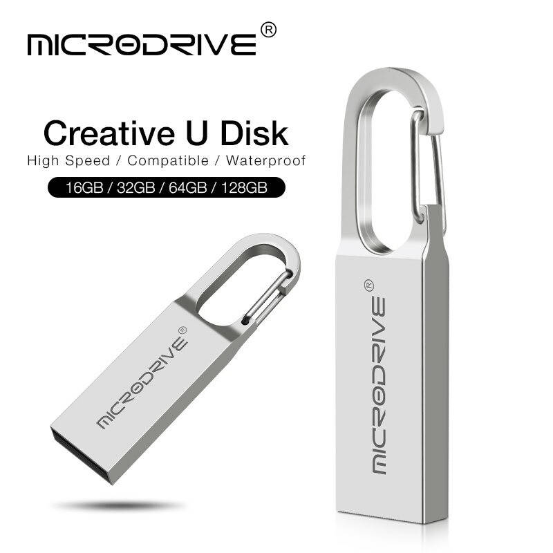 

USB флешка 32 GB. Металлический водонепроницаемый корпус, Черный