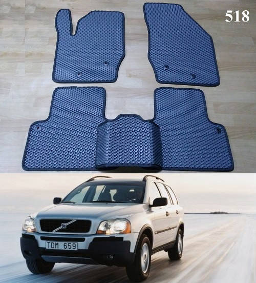 

Коврики ЕВА в салон Volvo XC90 '03-14, Черный