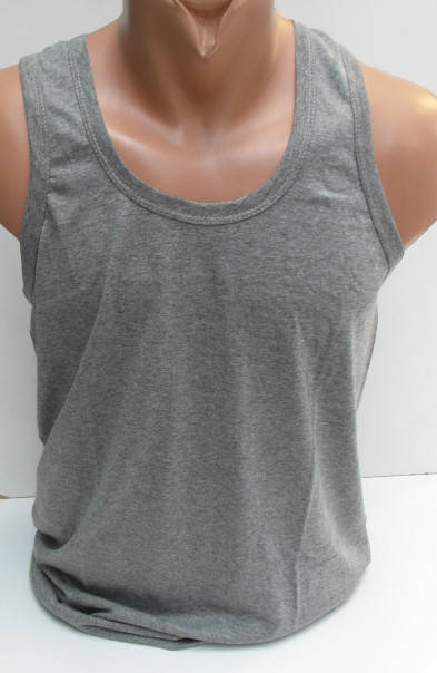 

Майка мужская серая 100% хлопок Турция размеры 58-60