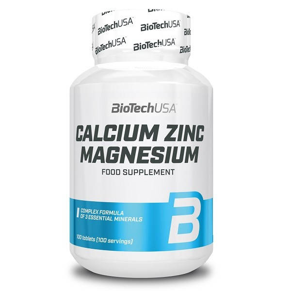 

Calcium Zinc Magnesium BioTech USA (100 таблеток)