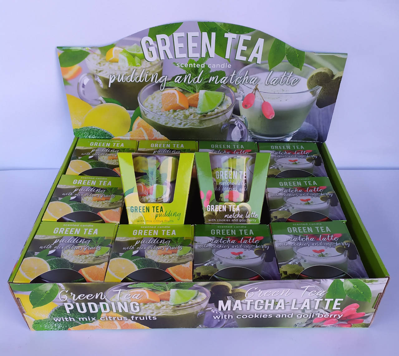 

Свечи Bartek ароматизированные в стакане Green Tea