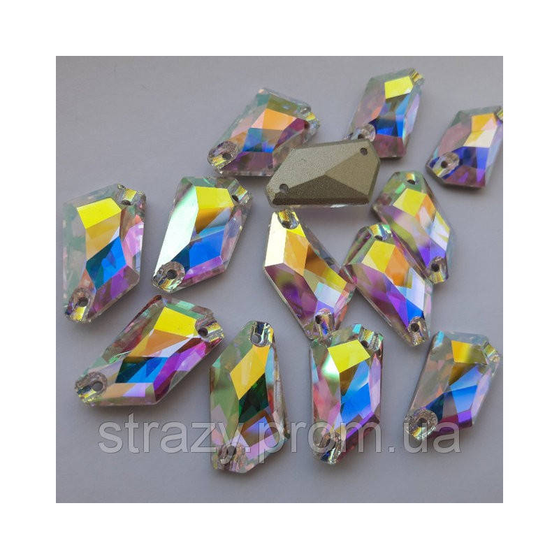 

Стразы пришивные SWARO De-Art 13*23мм. Crystal AB