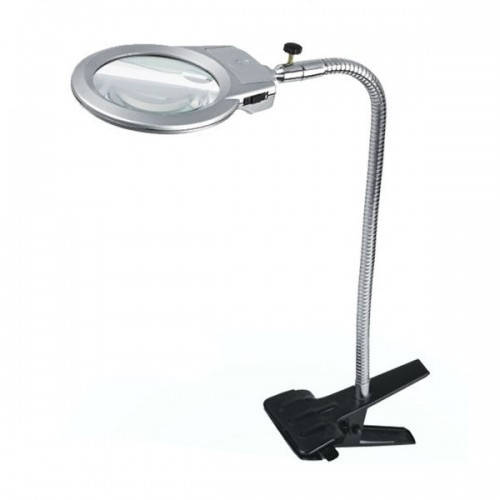 

14-01-101. Лупа гибкая с прищепкой, увеличение 2х+5х диам.-130мм, LED подсв., MG15120-С